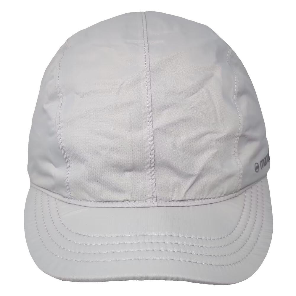 Manzella Trapper Hat Gray Black Size M Primaloft Fleece Lined Warm Ear Flaps